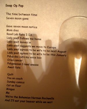 poem and foto by smith